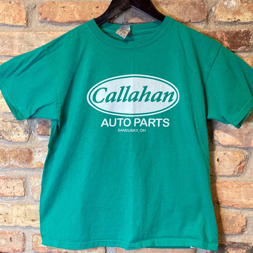 Brand new green size youth large graphic tee